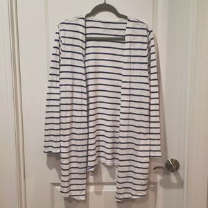 Chico's Ultimate Tee Cover Royal Blue & White